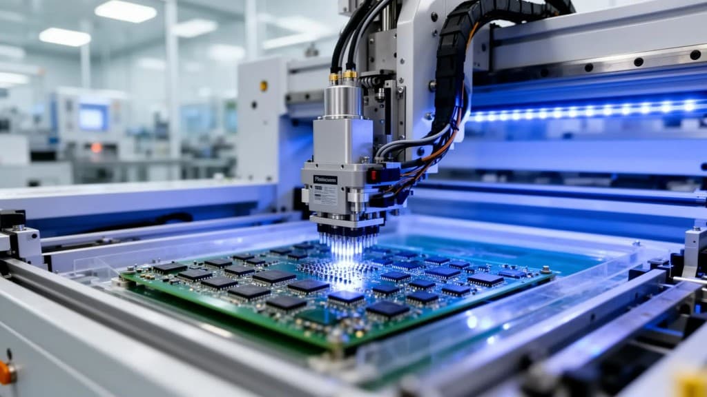 Automated SMT assembly of a control board